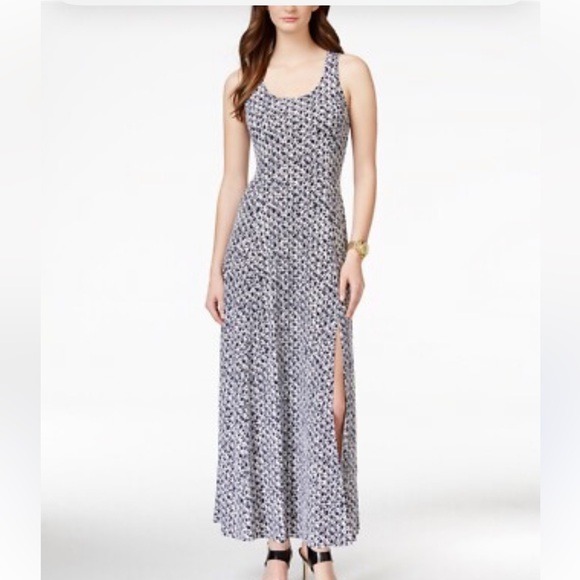 Michael Kors Elegant Black and White Sleeveless Dress - Picture 1 of 7